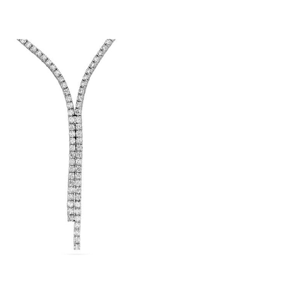 Intertwining Diamond Necklace — view 2