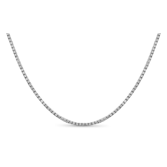 Round Diamond Necklace — view 2