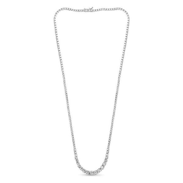 Round Diamond Necklace — view 1