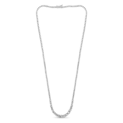 Round Diamond Necklace — view 1