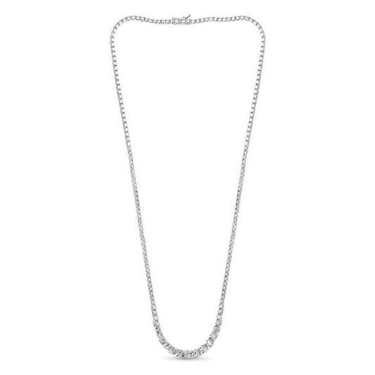 Round Diamond Necklace — view 1