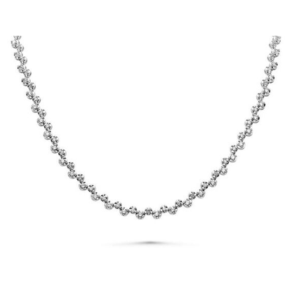Round Diamond Necklace — view 2