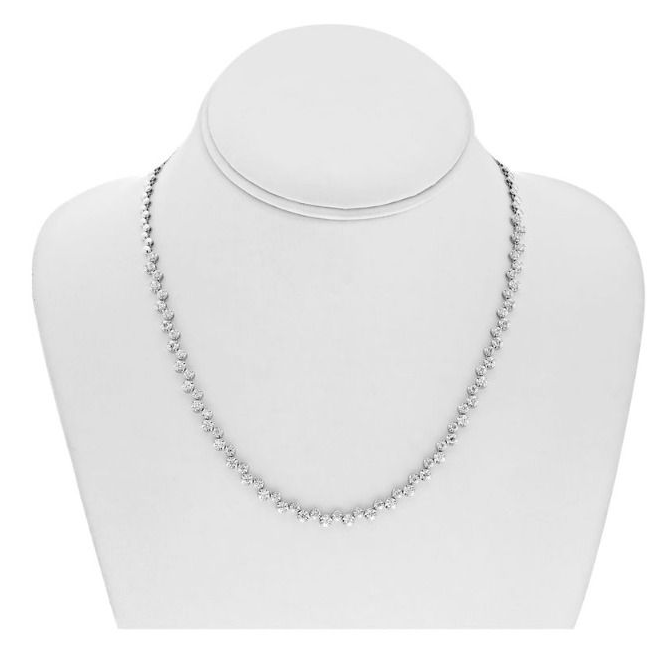 Round Diamond Necklace — view 1