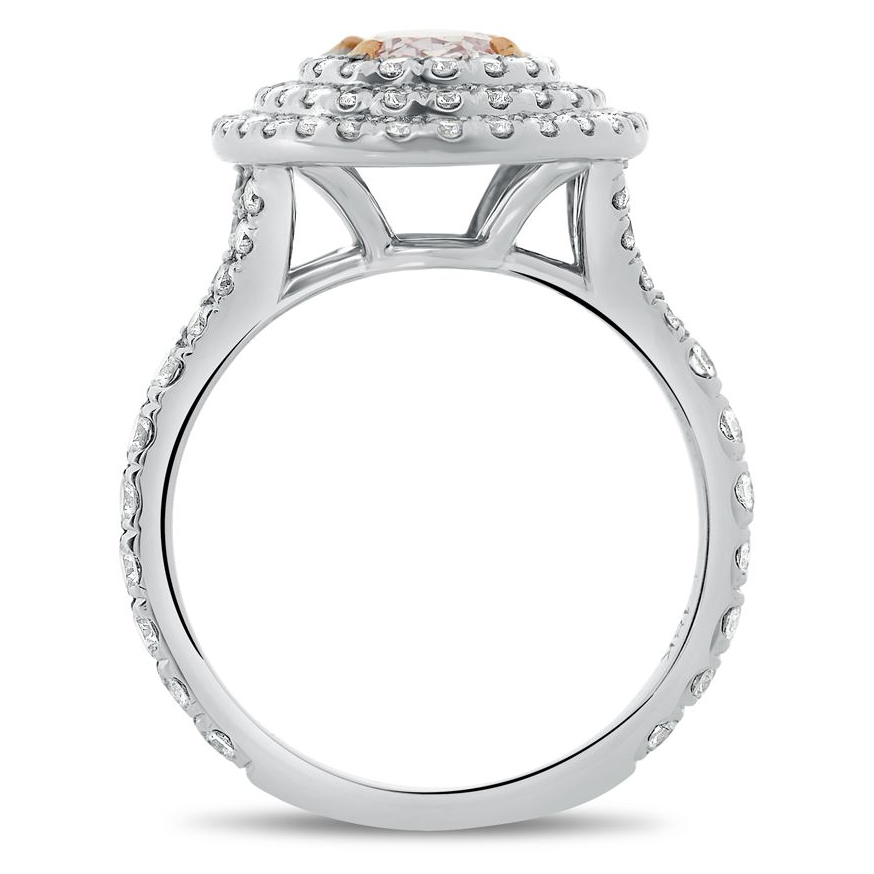 1.02 ct Fancy Light Pinkish Purple Diamond Ring — view 3