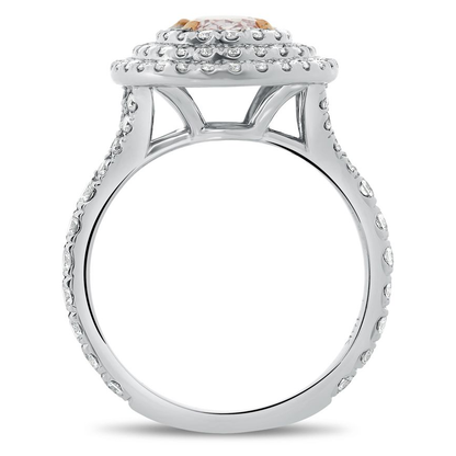 1.02 ct Fancy Light Pinkish Purple Diamond Ring — view 3