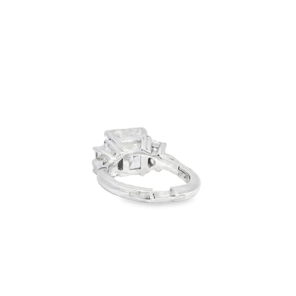 14k White Gold GIA Certified 5.03ct Diamond Engagement Ring