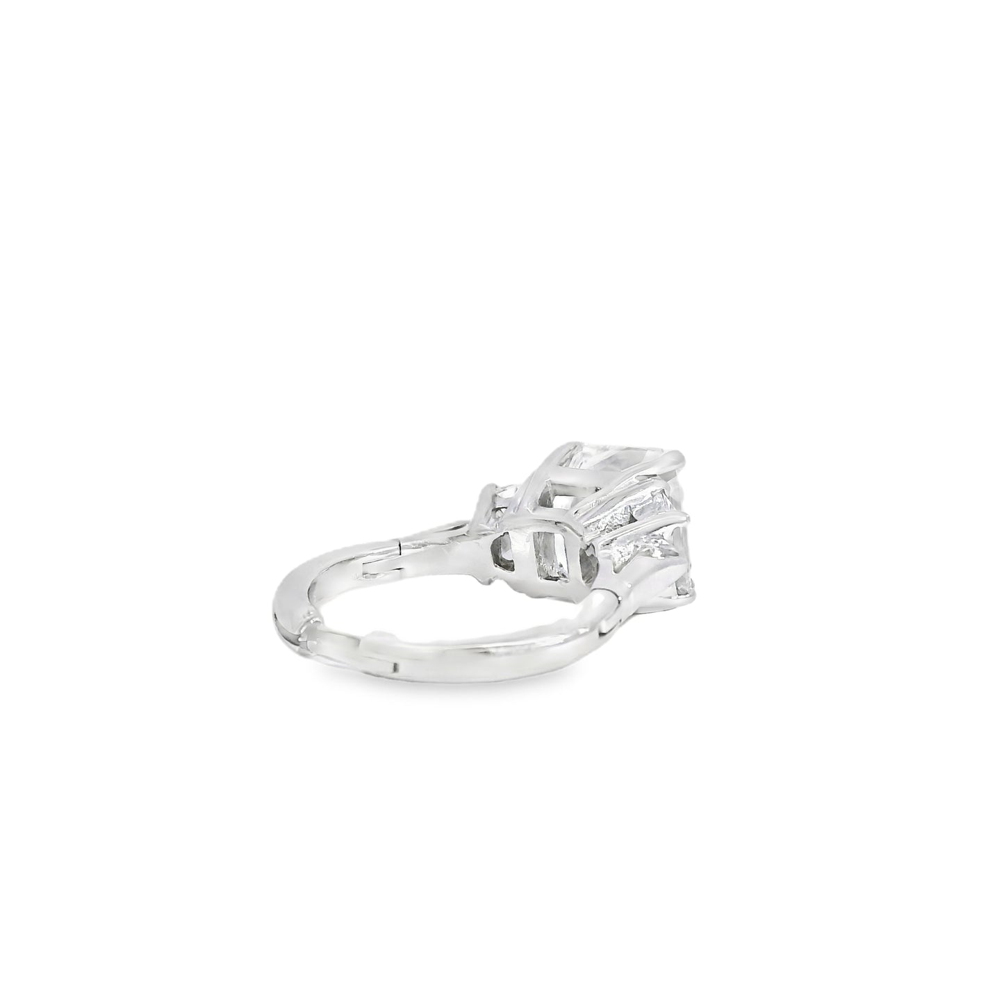 14k White Gold GIA Certified 5.03ct Diamond Engagement Ring