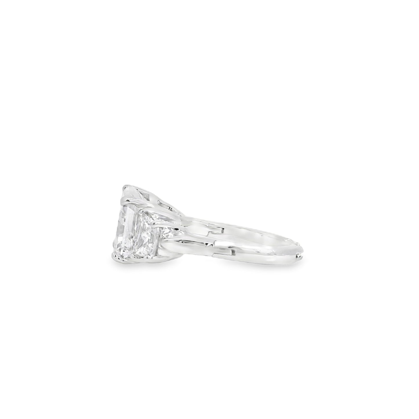 14k White Gold GIA Certified 5.03ct Diamond Engagement Ring