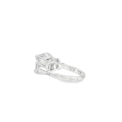 14k White Gold GIA Certified 5.03ct Diamond Engagement Ring