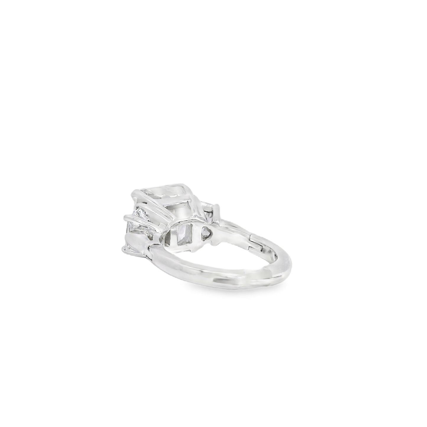 14k White Gold GIA Certified 5.03ct Diamond Engagement Ring