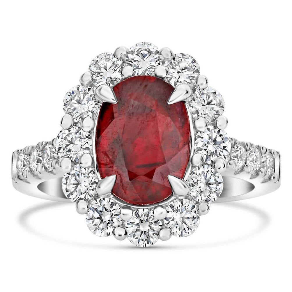 Oval Ruby Ring — view 1