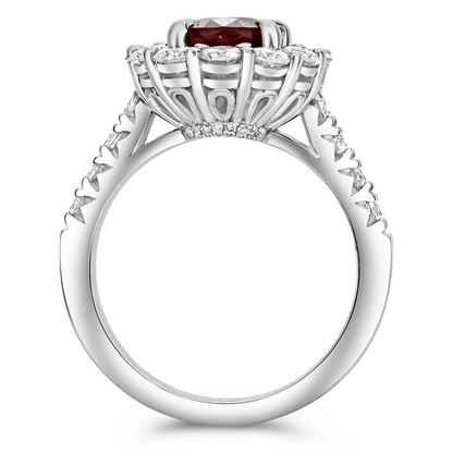 Oval Ruby Ring — view 2