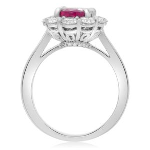 Oval Ruby Ring — view 2