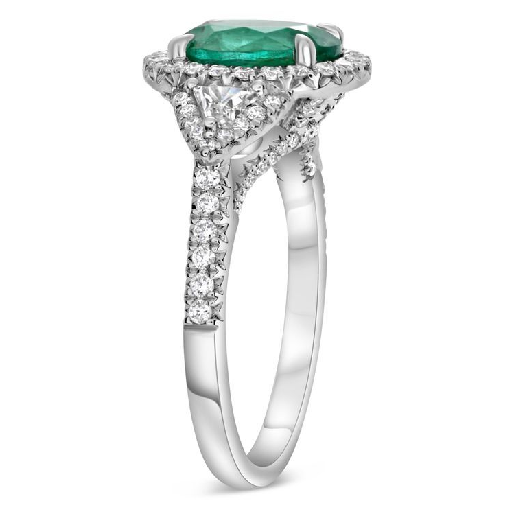 Oval Emerald Ring — view 3