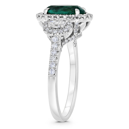 Oval Emerald Ring — view 3