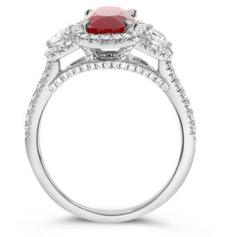 Oval Ruby Ring — view 2
