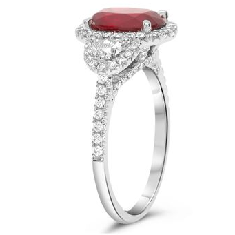 Oval Ruby Ring — view 3