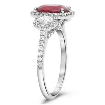 Oval Ruby Ring — view 3