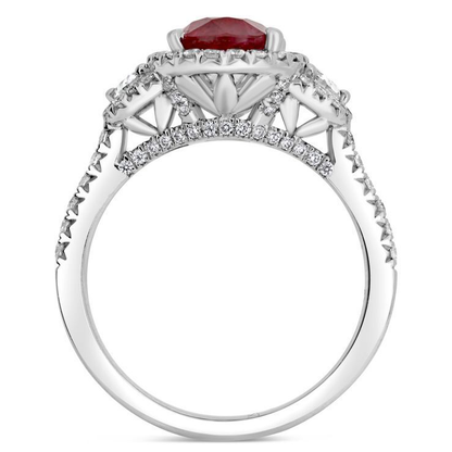 Oval Ruby Ring — view 2