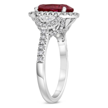 Oval Ruby Ring — view 3