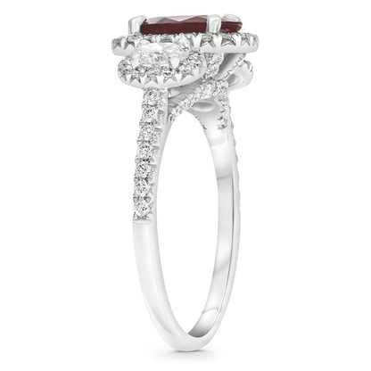 Oval Ruby Ring — view 3