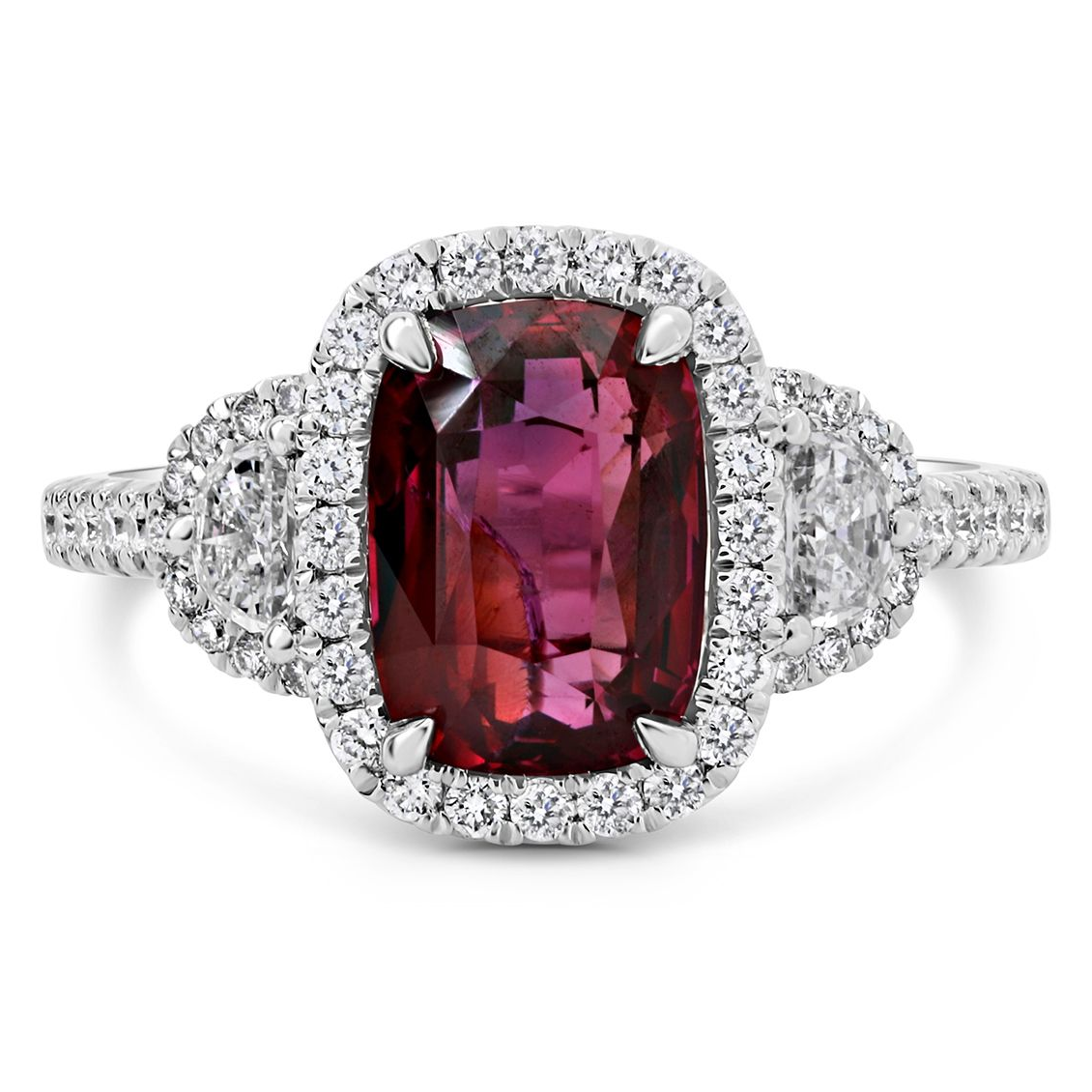 Cushion Ruby Ring — view 1