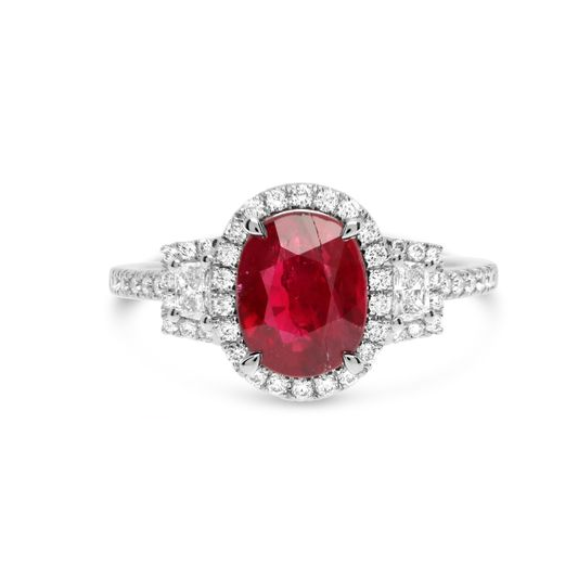 Oval Ruby Ring — view 1