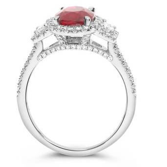Oval Ruby Ring — view 2