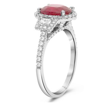Oval Ruby Ring — view 3