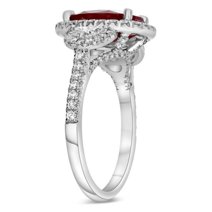 Oval Ruby Ring — view 3