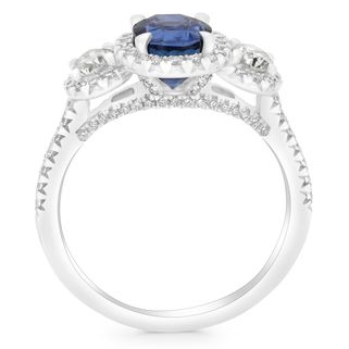 Oval Sapphire Ring — view 2