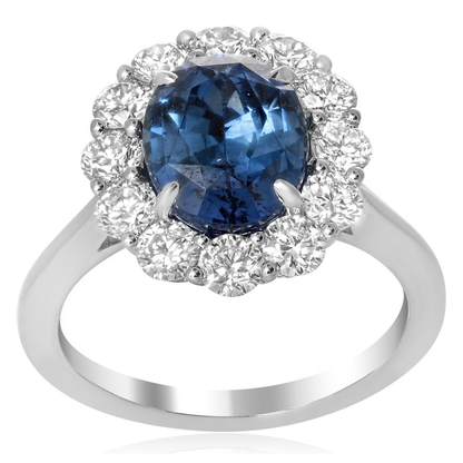 Oval Sapphire Ring — view 1