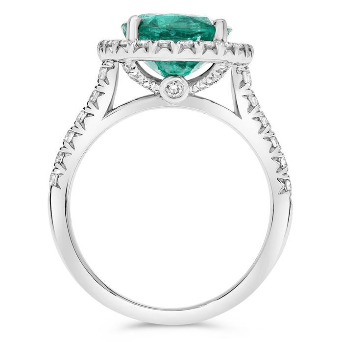 Oval Emerald Ring — view 2