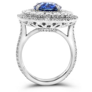 Oval Sapphire Ring — view 2