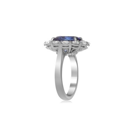 Oval Sapphire Ring — view 1