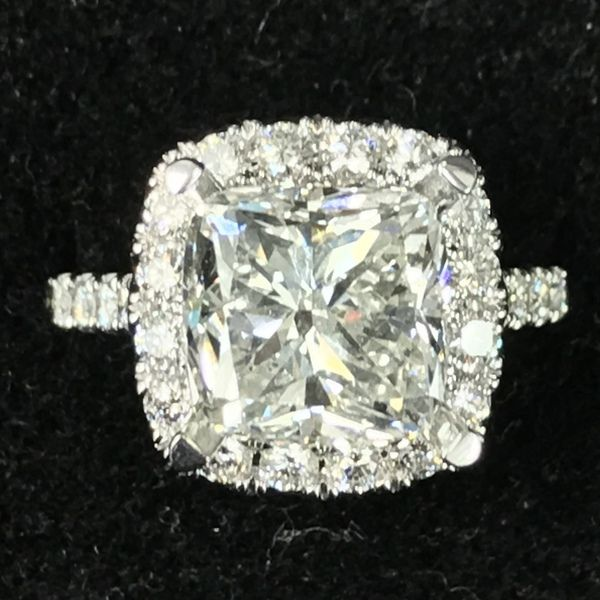 Cushion Diamond Ring — view 1