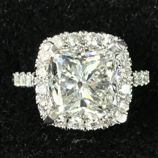 Cushion Diamond Ring — view 1