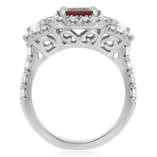 Oval Ruby Ring — view 2