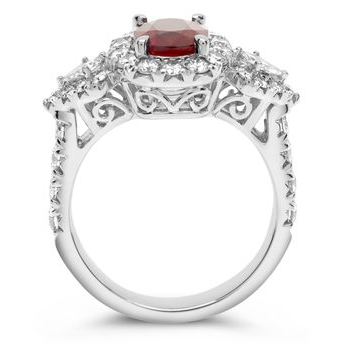 Oval Ruby Ring — view 2