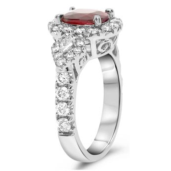 Oval Ruby Ring — view 3