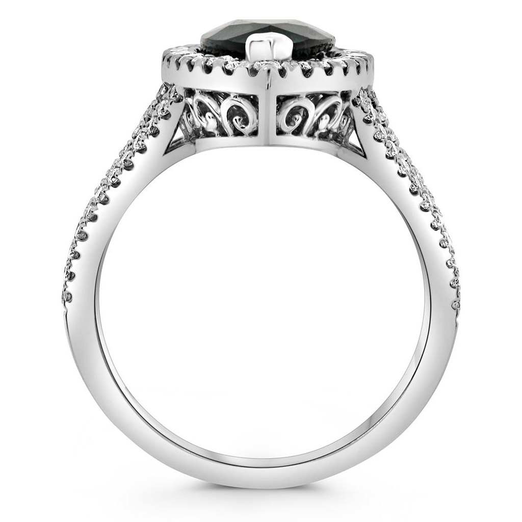 Marquise Emerald Ring — view 2