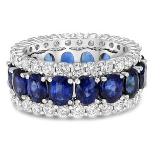 Oval Sapphire Ring — view 1