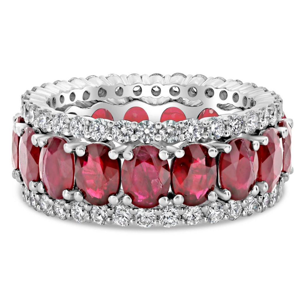 Oval Ruby Ring — view 1