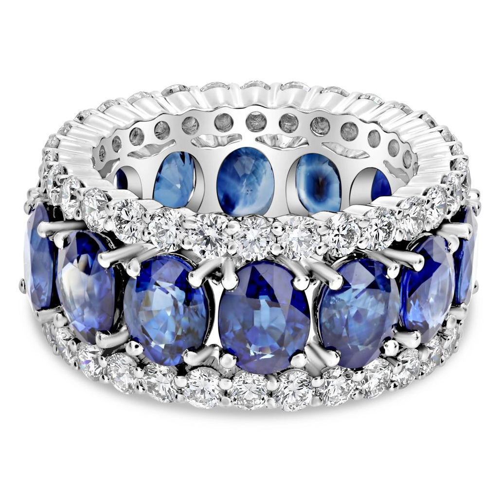 Oval Sapphire Ring — view 1