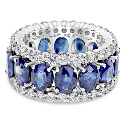 Oval Sapphire Ring — view 1