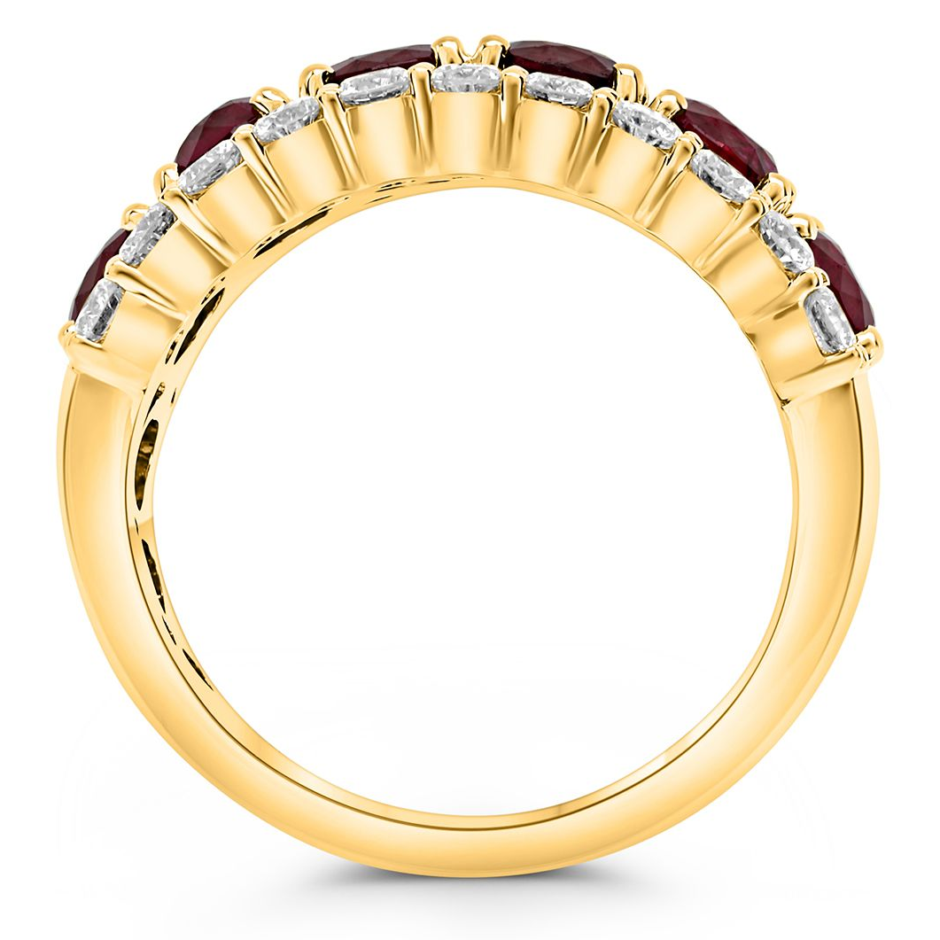 Oval Ruby Ring — view 2