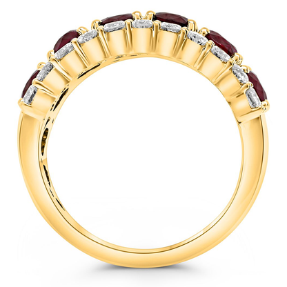 Oval Ruby Ring — view 2