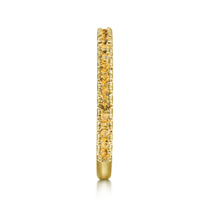 14K Yellow Gold Citrine Stackable Ring — Gabriel & Co. LR50889Y4JCT
