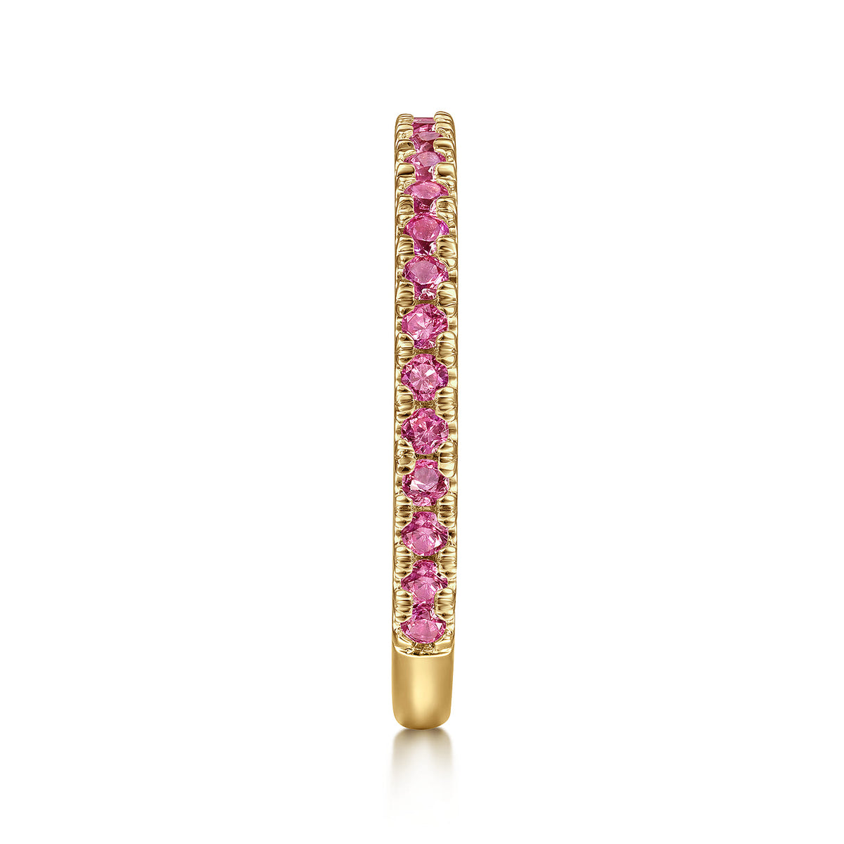 14K Yellow Gold Ruby Stackable Ring — Gabriel & Co. LR50889Y4JRA