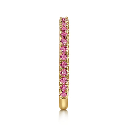 14K Yellow Gold Ruby Stackable Ring — Gabriel & Co. LR50889Y4JRA